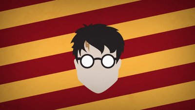 Harry Potter Icon HD Wallpaper Wizard Stripes and Minimalism in Red  Free Download 1080p