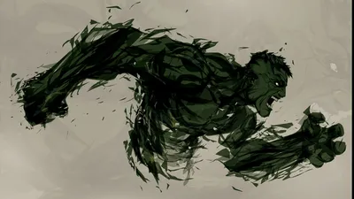 Incredible Hulk Artwork HD Wallpaper Marvel Comics Abstract Design in 1920x1080px