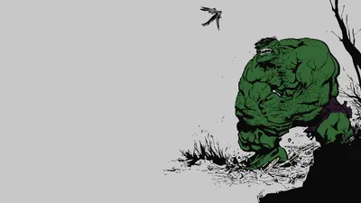 Incredible Hulk Marvel Illustration HD Wallpaper  Free Download for Desktop  Mobile