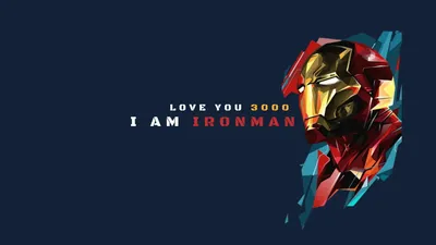 I Love You 3000 Tony Stark Iron Man Wallpaper  HD Marvel Cinematic Universe Background for PC  Mobile