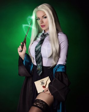 Irina Meier as Harry Potter Stunning Cosplay Model in HD Wallpaper