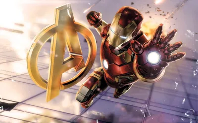 Iron Man Shattered Glass Marvel Avengers HD Digital Wallpaper