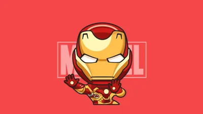 Iron Man Chibi Marvel Comics HD Wallpaper  Free Download in 4K and 5K Resolutions