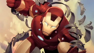 Iron Man in the Sky HD Marvel Superhero Wallpaper  Free Download 1920x1080px