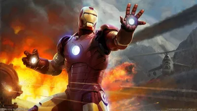 Iron Man in Action Fiery HD Wallpaper Featuring Marvels Iconic Hero  Free Download for PC Mobile  Tablet