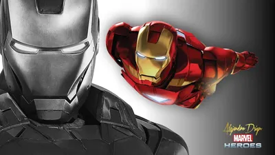 Iron Man Helmet Marvel Digital HD Wallpaper  Free Download for Desktop  Mobile