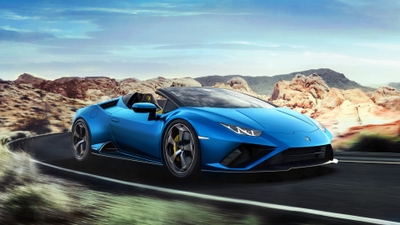 Roaring Power Lamborghini Huracan EVO RWD Spyder 5K Beauty