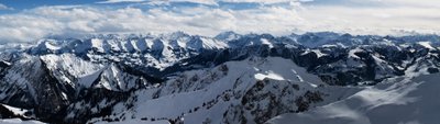 SnowCovered Mountain Wallpaper WideScreen HD Landscape in the Alps  Free Download