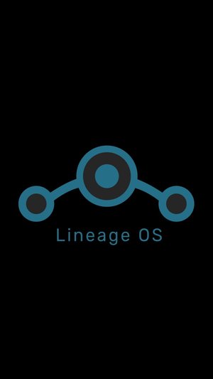 Lineage OS and Android Minimalist HD Wallpaper for Mobile Simple Background with Western Script and Symbol