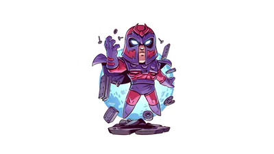 Magneto Marvel Comics Artwork HD Wallpaper  Simple White Background  Free Download 1080p to 5K