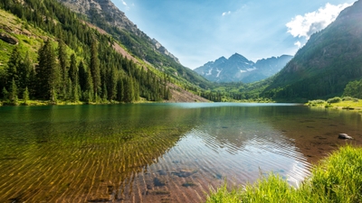 Majestic Marron Bells Elk Mountains Landscape