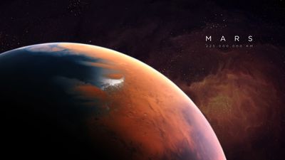 Explore the Beauty of Mars with this Stunning HD Wallpaper  1080p Space Art Universe Planet Earth