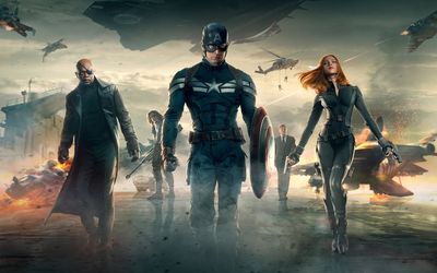 Marvel Avengers Digital Wallpaper Captain America Black Widow and More in Stunning 1080p HD