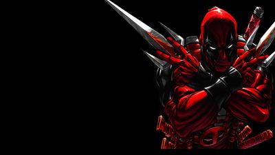 Deadpool Digital Wallpaper HD Marvel Comics Background  1080p 1920x1080px  Free Download for PC Mobile  Tablet  Black Color Aggression Power