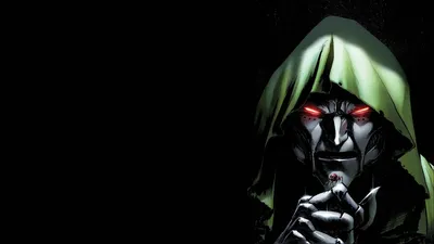 Doctor Doom Marvel Comics HD Wallpaper Black Background  Artistic Detail  Free Download for Desktop  Mobile