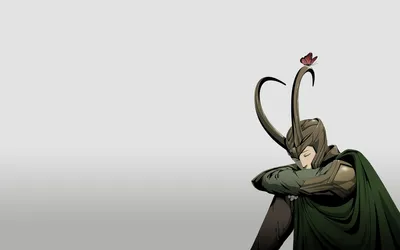 Marvel Comics Loki and Norse Gods Fan Art with Butterflies  HD 1920x1200 Wallpaper