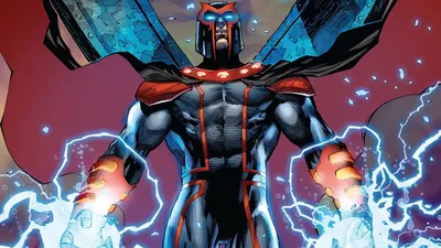 Magneto Frontal View HD Wallpaper  Free Download for Desktop  Mobile in 1080P 2K 4K 5K