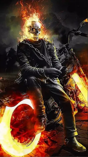 Ghost Rider Marvel Universe HD Wallpaper  Free Download 1080x1920px