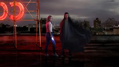 Marvels Cloak and Dagger HD Wallpaper Featuring Olivia Holt and Aubrey Joseph  Free Download for Desktop and Mobile