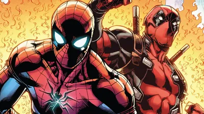 Marvel Masterpiece SpiderMan  Deadpool HD Wallpaper  Artistic Representation in 1080p