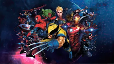 Marvel Ultimate Alliance Game HD Wallpaper  Iron Man SpiderMan  More for PC and Mobile Free Download