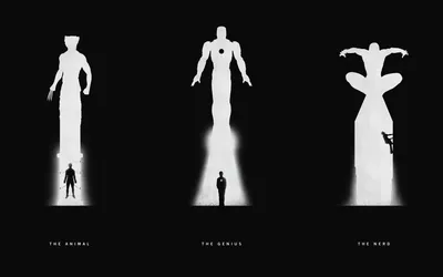 HD Avengers Wallpaper Silhouette of Three Marvel Superheroes  Free Download in 1080P 2K 4K 5K for Desktop and Mobile