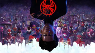 Miles Morales SpiderMan in the Spiderverse HD Marvel Comics Wallpaper for Desktop and Mobile 3840x2160px 152MB