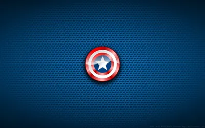 HD Marvel Captain America Shield Wallpaper Minimalist Digital Art in 1920x1200px