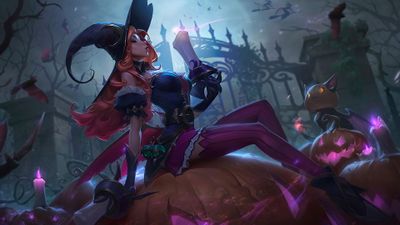 Miss Fortune League of Legends HD Wallpaper Halloween Witch Theme  Riot Games 4K Wallpaper for PC Mobile  Tablet  Free Download