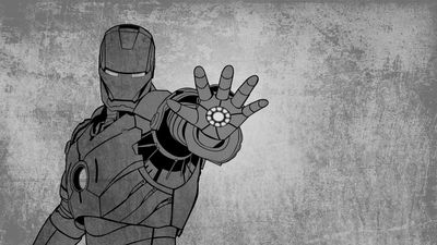 HD Wallpaper Ironman Digital Wallpaper  Monochrome Grunge Art  Marvel Comics  Free Download  1080p 2K 4K 5K