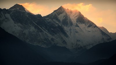 SnowCapped Mountain at Golden Hour HD Wallpaper for Desktop and Mobile  1080p Landscape Nature