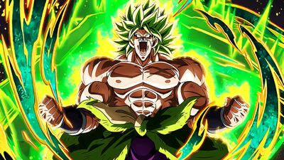 4K HD Wallpaper Dragon Ball Super Broly  Broly Dragon Ball in Super Saiyan Green