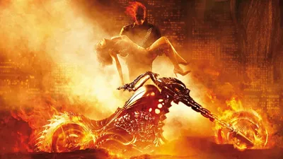 Ghost Rider Marvel Movie HD Wallpaper Fiery Smoke and Intense Action  Free Download for Desktop and Mobile