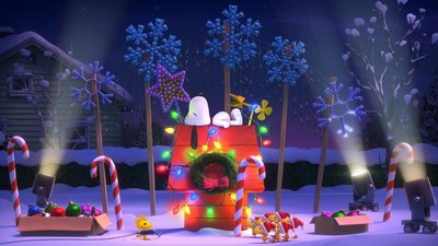 HD Wallpaper The Peanuts Movie Christmas Snoopy Childhood Illuminated