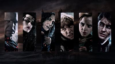 HD Wallpaper Harry Potter Characters Collage featuring Bellatrix Lestrange  Free Download in 1080p