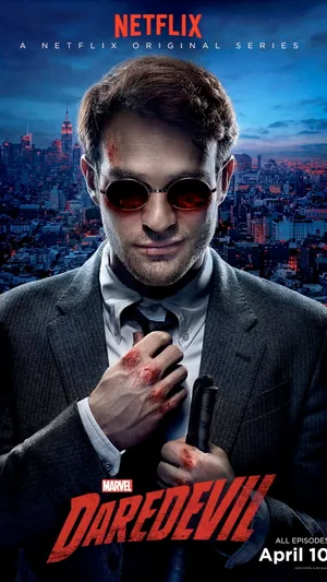 Daredevil 2015 Netflix Poster HD Wallpaper  Marvels Iconic Hero in Stunning Detail