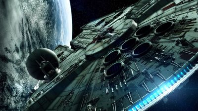 HD Wallpaper Star Wars Millennium Falcon in Space  1080p Movies Digital Art