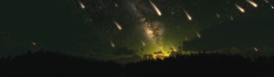 Captivating Meteor Storm Wallpaper HD Widescreen Graphics for Multiple Displays