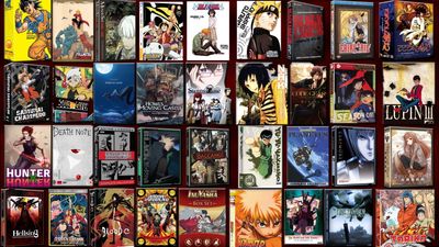 HD Wallpaper DVD Case Lot Anime Movie Collage  Naruto Shippuuden 1080p