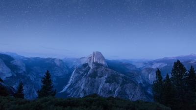 Majestic OS X El Capitan Summit Scenery A Breathtaking View