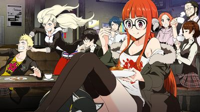 HD Wallpaper Orange Haired Female Anime Character Poster  Phantom Thieves  Persona 5  Halloween Celebration  Free Download