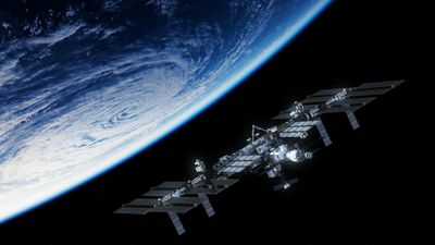 4K HD Wallpaper Planet International Space Station and Outer Space in Stunning Detail