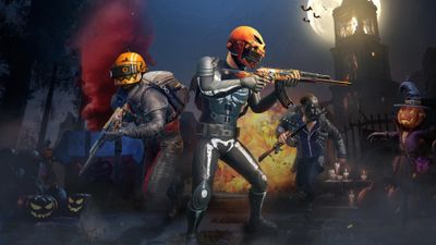 PUBG Mobile Halloween Update 4K Wallpaper Headwear Helmet  Group of People in HD