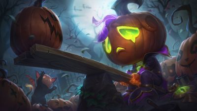 4K HD Wallpaper Pumpkin Halloween Amumu League of Legends  Riot Games