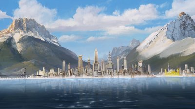 Reflection Republic City  The Legend of Korra HD Wallpaper in 1080p