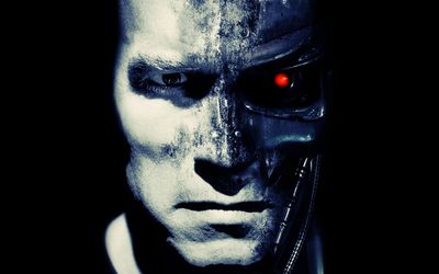 Terminator Movie Poster Wallpaper HD 1080p Arnold Schwarzenegger T800 Robot  Free Download