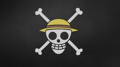 HD Wallpaper Skulls One Piece Anime Pirates  Straw Hat Sign  1080p HD Art