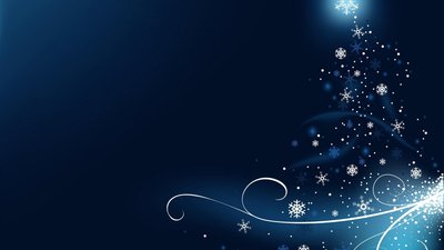 Snowy Holiday Wallpaper HD 1080p Snowflakes Christmas Tree and New Years Festivities