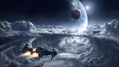 Explore the Universe with Stunning 4K HD Wallpaper Space Earth Fantasy and Spaceships