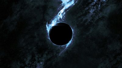 WQHD HD Wallpaper Solar Eclipse Illustration in Space  Abstract Planet Art